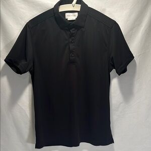 Ministry Of Supply Men's Black Polo Shirt Medium